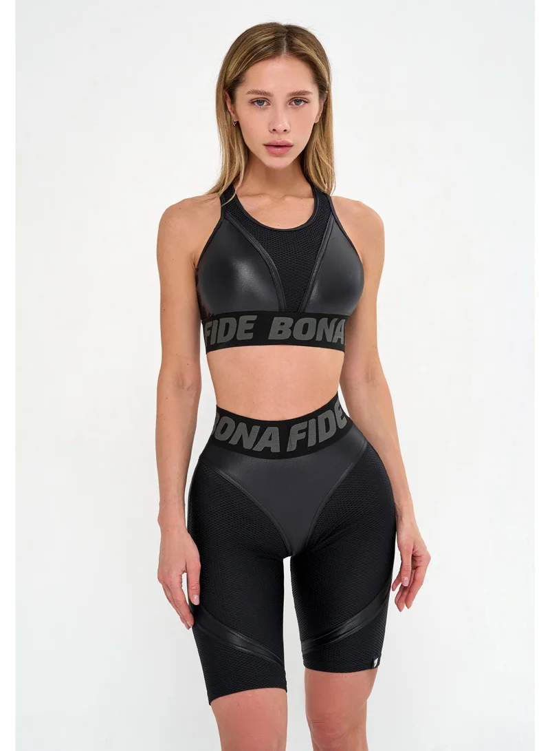 Bona Fide Bona Cycling Extra Push-up Black Skin Bona Fide Premium Quality High Waist Biker Shorts for Women with Push Up - Womens Lifting Shorts for Gym, Workout for Women | Best Price UAE